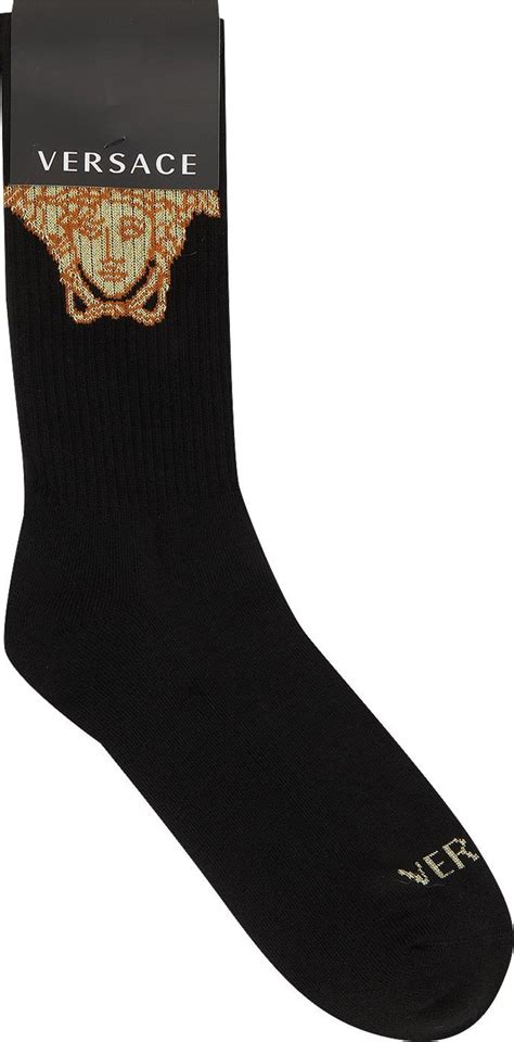 versace socke|Versace medusa socks.